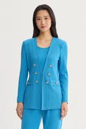 Ming Wang Textural Tonal Knit Jacket