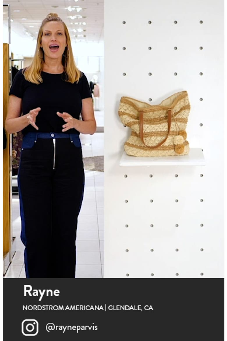 Celeste Straw Tote video