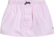 Hommegirls Check Cotton Boxer Miniskirt