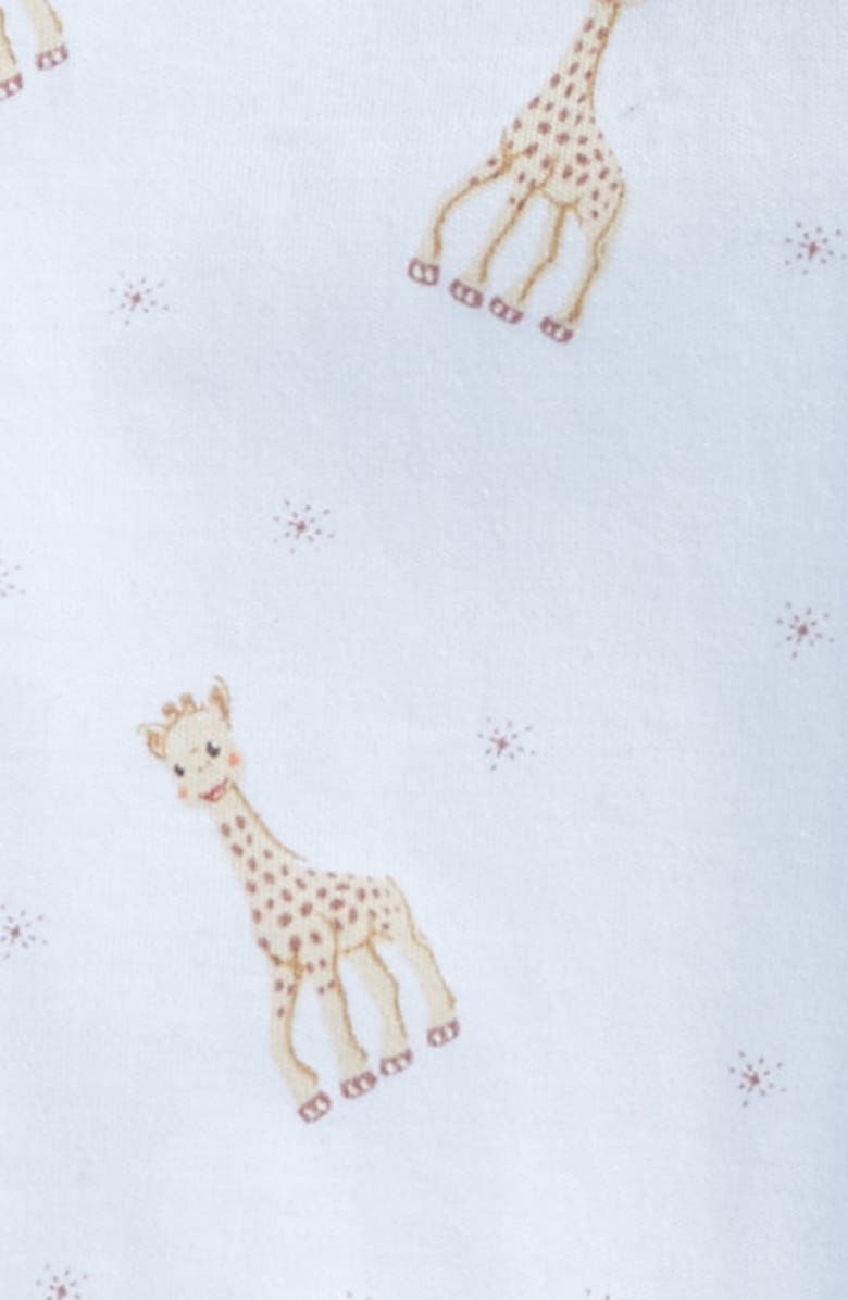 Kissy Kissy x Sophie la Girafe Print Footie, Alternate, color, Light Blue