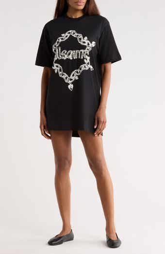 AllSaints Scattered Logo T-Shirt Dress