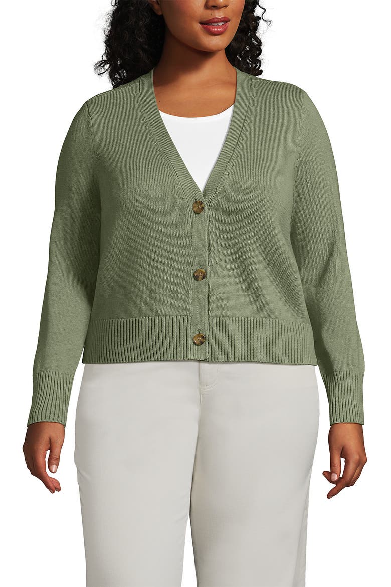 Drifter Vneck Dress Cardigan Sweater, Main, color, Sage