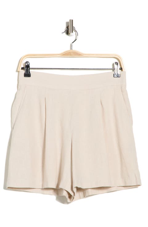 Linen Blend Shorts