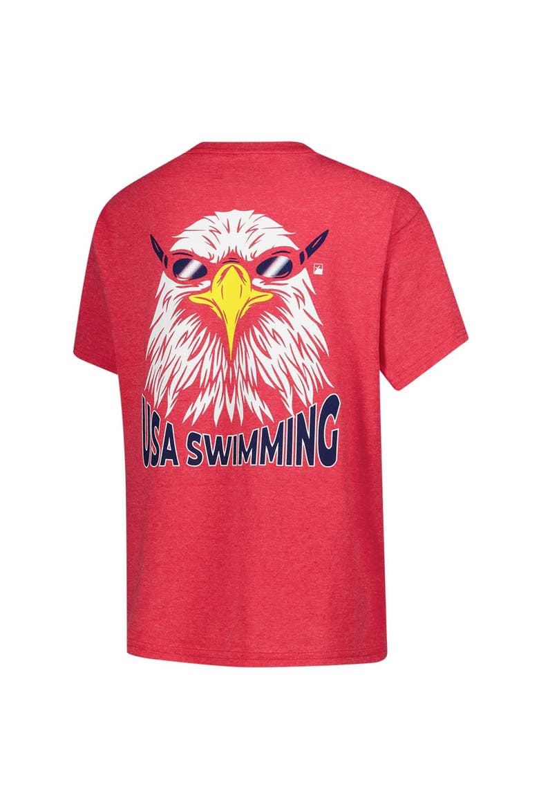 Youth Flomotion Red USA Swimming Team Eagle Eye Splash T-Shirt, Alternate, color, Red