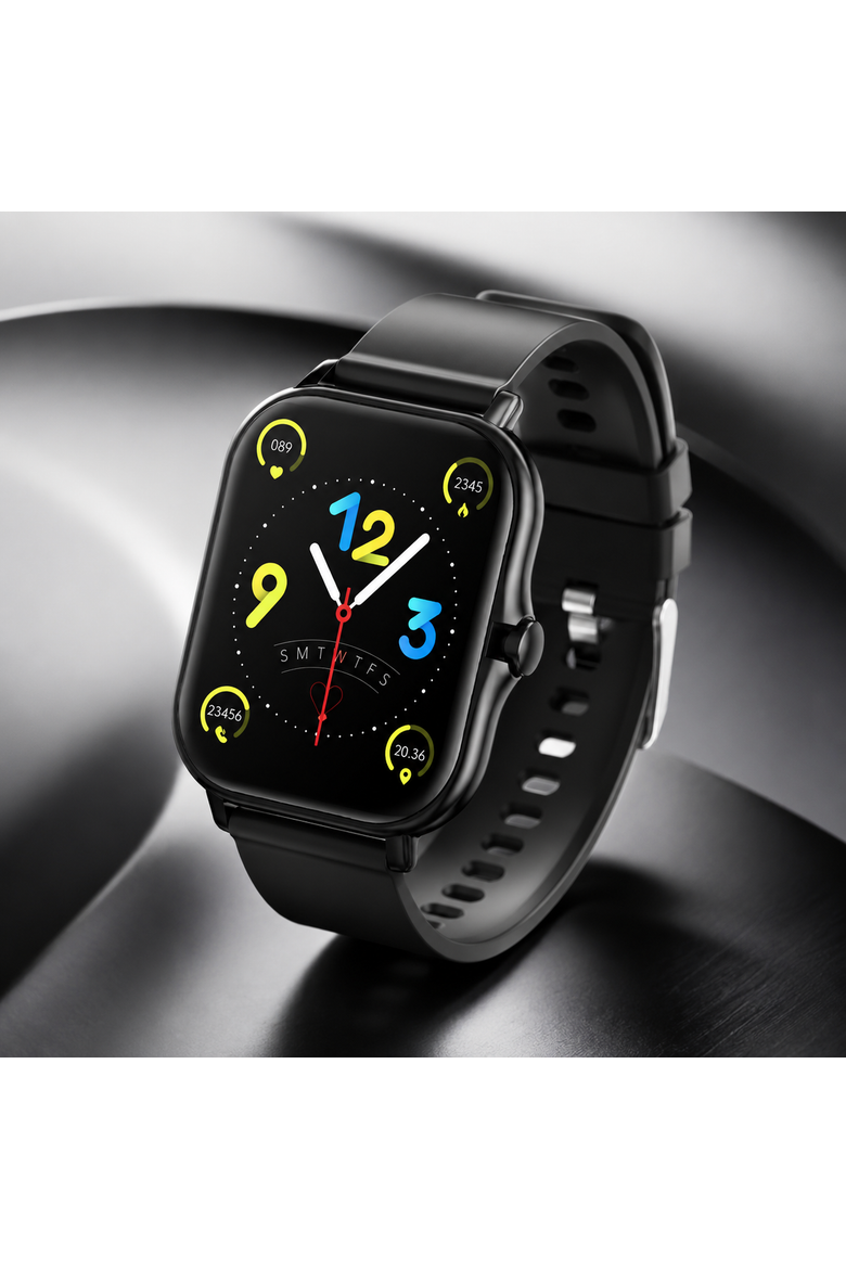 Bluetooth Smart Watch with Health Tracking, Alternate, color, Black