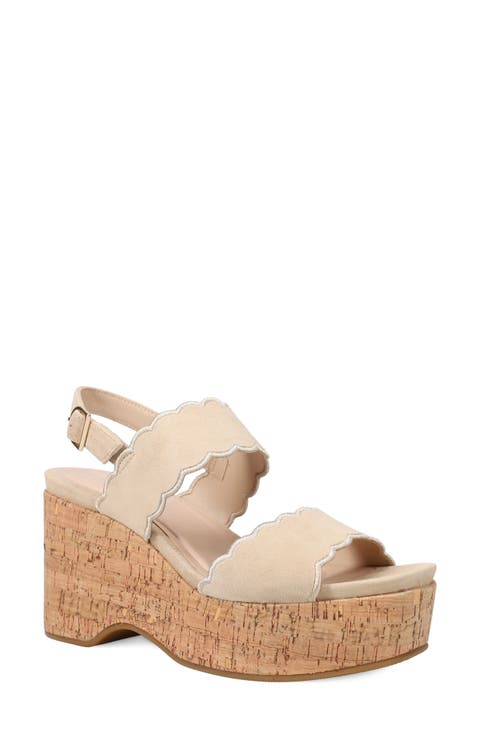 Cicel Slingback Platform Wedge Sandal (Women)