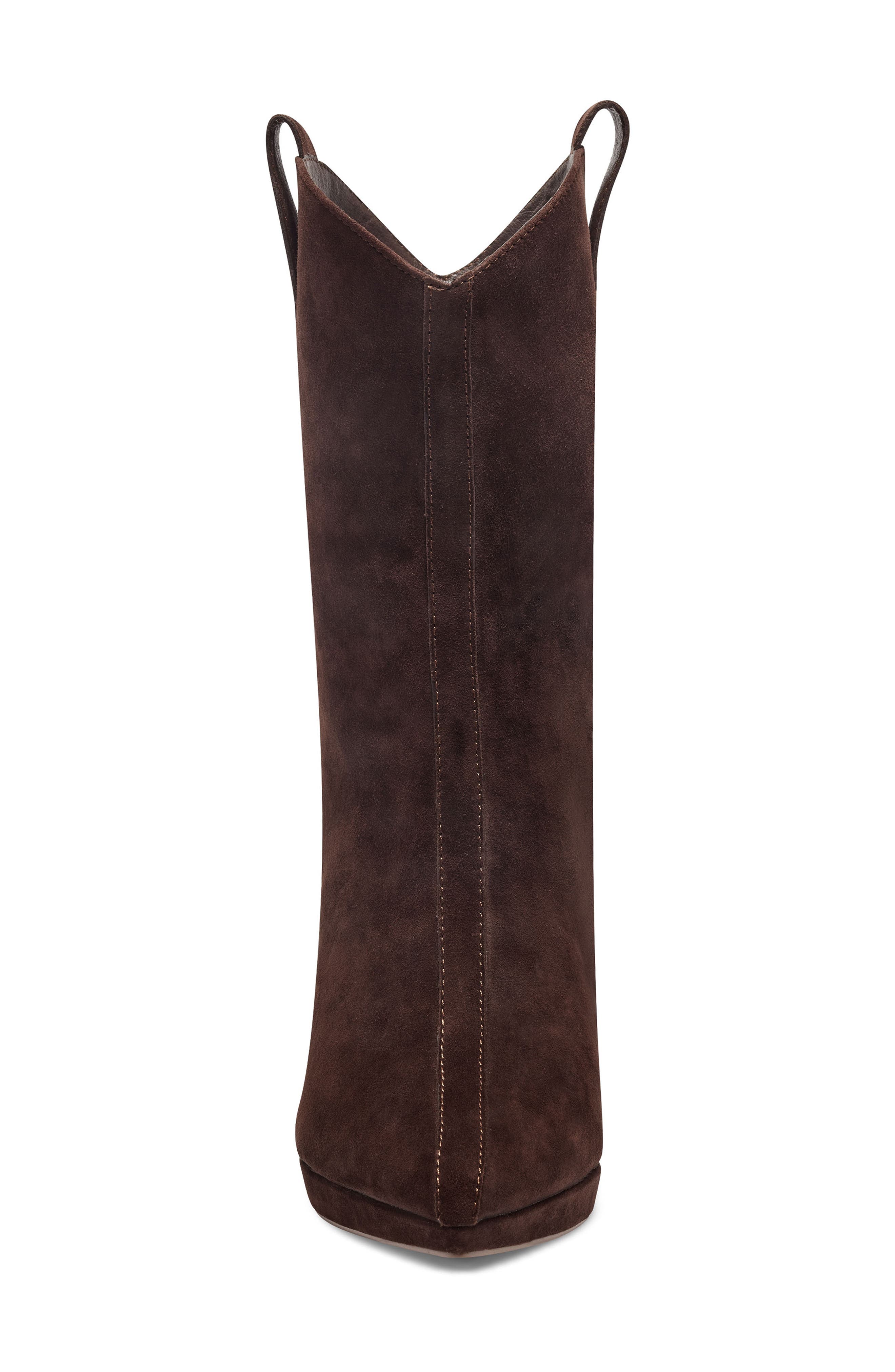 Vianne Embellished Pointed Toe Boot, Alternate, color, SLUMBER BROWN