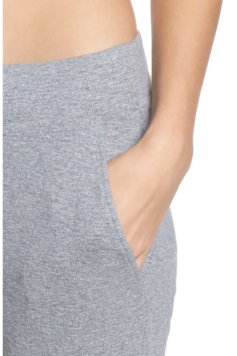 Clementine Cotton Sweatpants, Alternate, color, GREY HEATHER