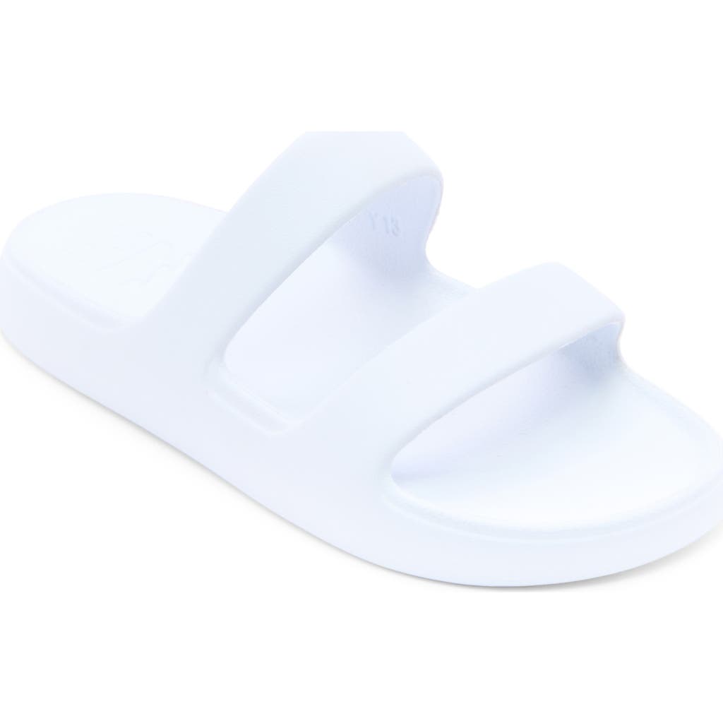 Billabong Kids' Malibu Recovery Slide Sandal In Bright White