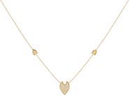 LuvMyJewelry Raindrop Diamond Pendant Necklace