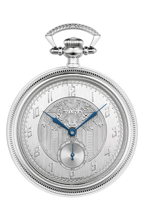 BULOVA Archive Series 150th Anniversary Pocket Watch, 45.5mm in Silver-Tone  product