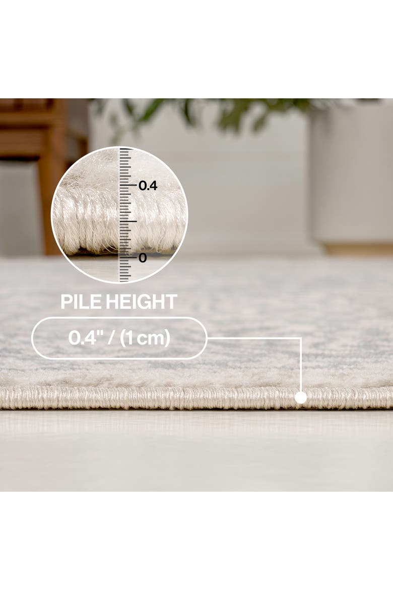 Modern Persian Vintage Medallion Area Rug, Alternate, color, Cream