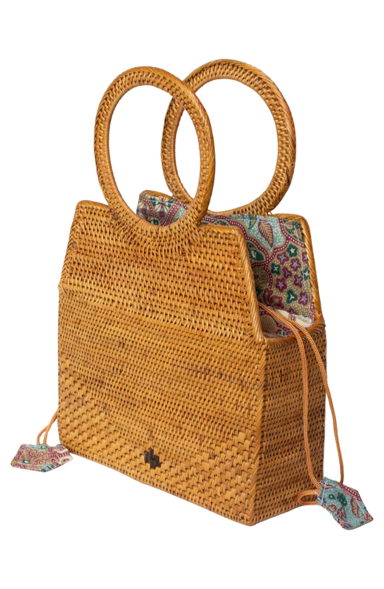 Jelavu Monterey Rattan Satchel Bag, Alternate, color, Tan