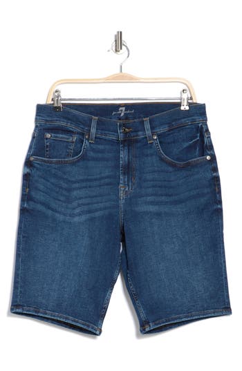 7 FOR ALL MANKIND 7 FOR ALL MANKIND REGULAR DENIM SHORTS 