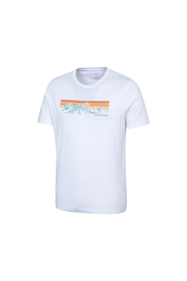 Lake District Mountain T-Shirt, Alternate, color, White