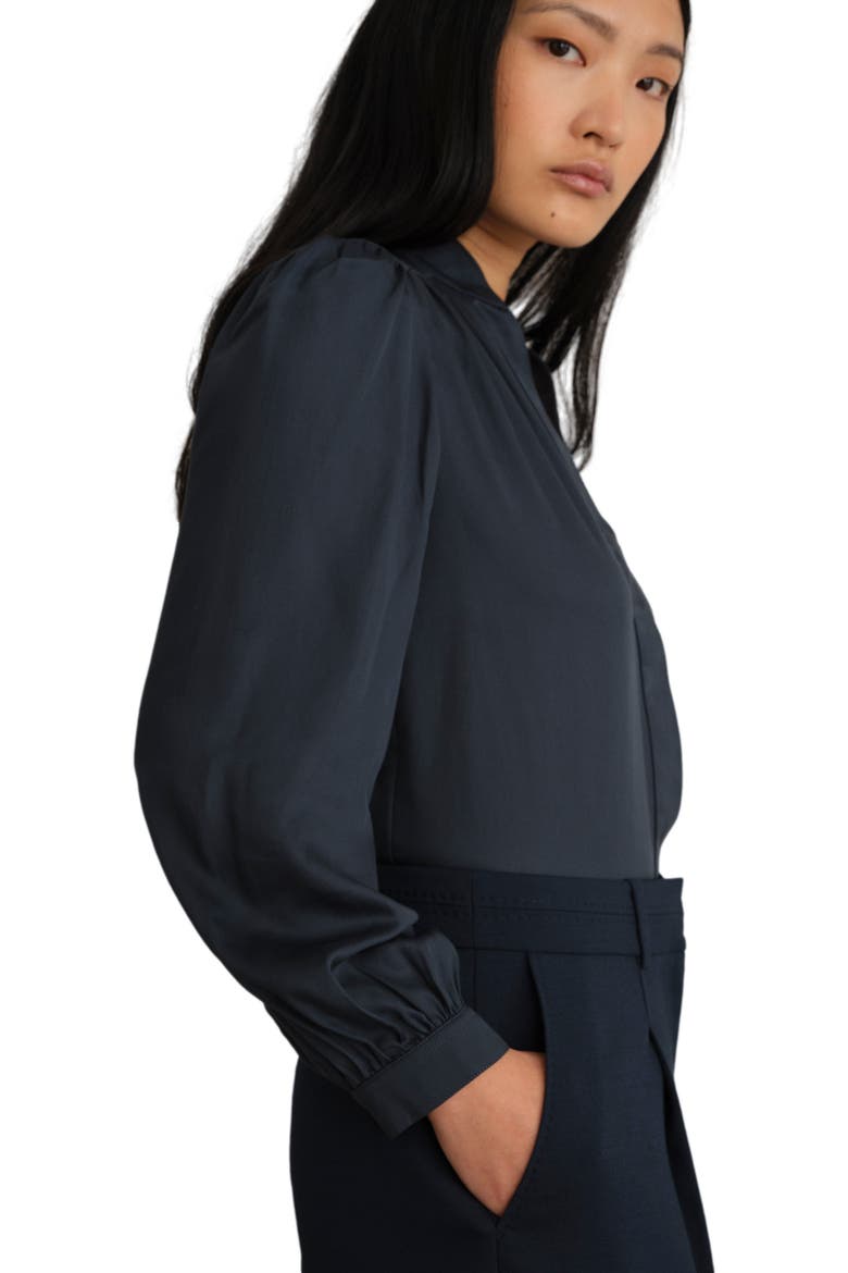 Gwen Blouse, Alternate, color, Slate Blue