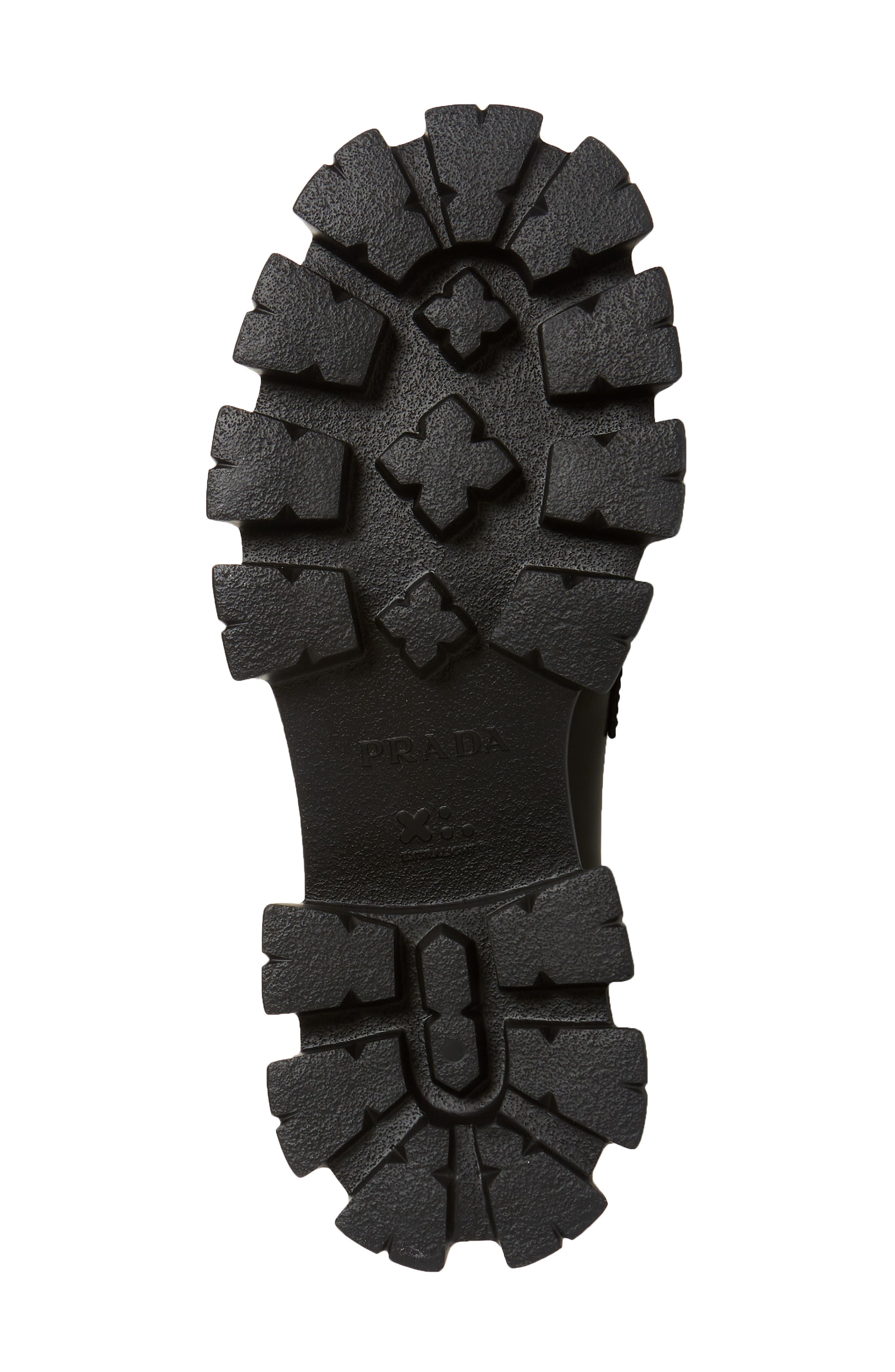 Prada Monolith Lug Sole Loafer, Alternate, color, 