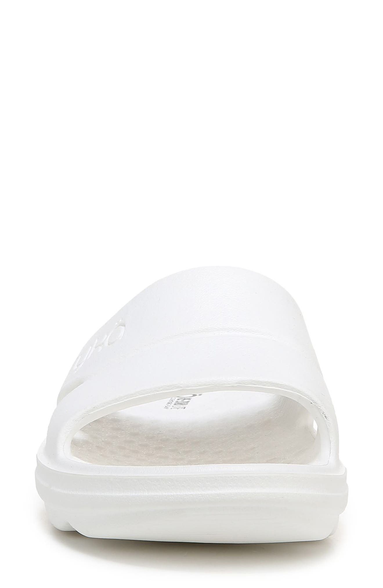 Rykä Restore Slide Sandal, Alternate, color, White
