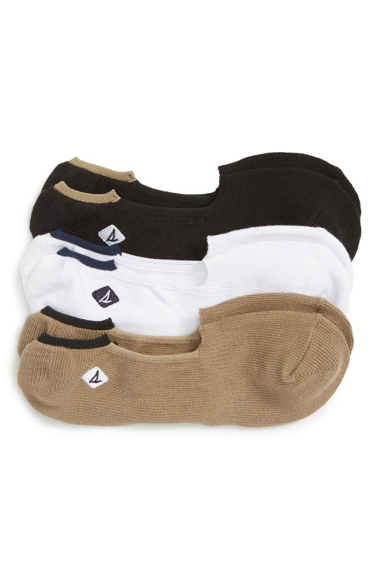 SPERRY TOP-SIDER<sup>®</sup> Sperry Skimmer 3-Pack Liner Socks, Main, color, 