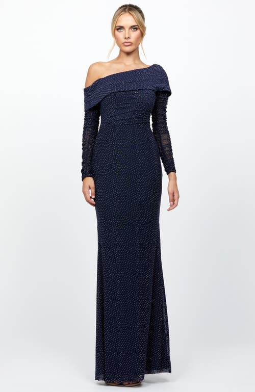 Bariano Tindra Asymmetric Maxi In Blue