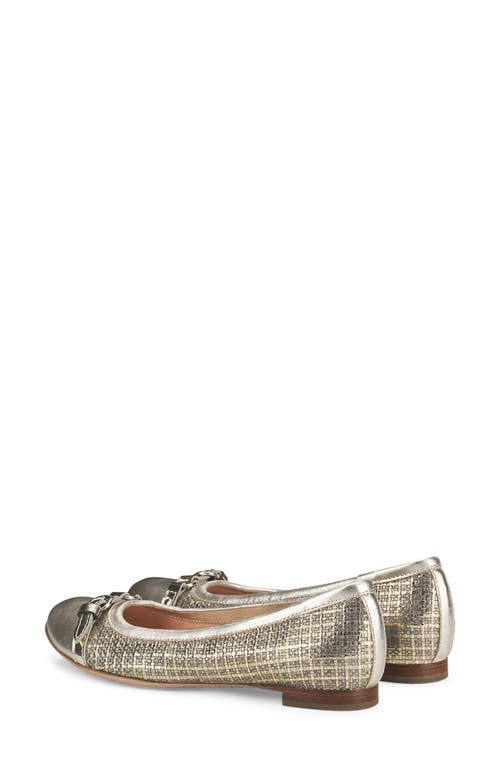 Agl Attilio Giusti Leombruni Agl Mae Cap Toe Flat In Sand-piet-sand-gold