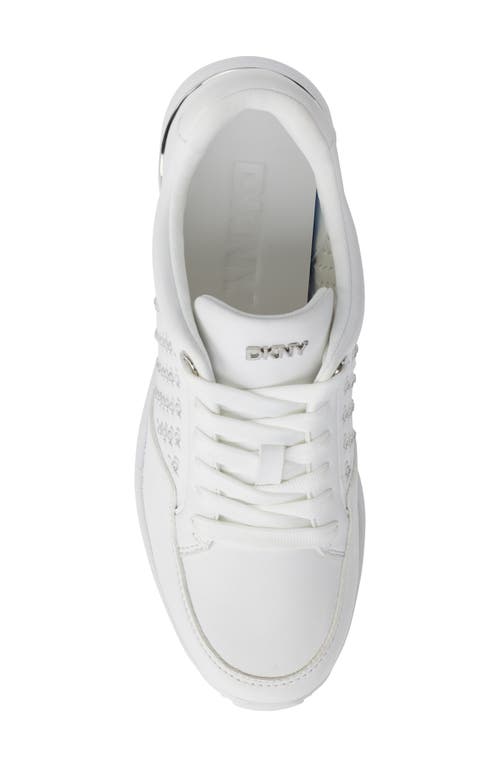 DKNY DKNY KALINDA RHINESTONE WEDGE SNEAKER