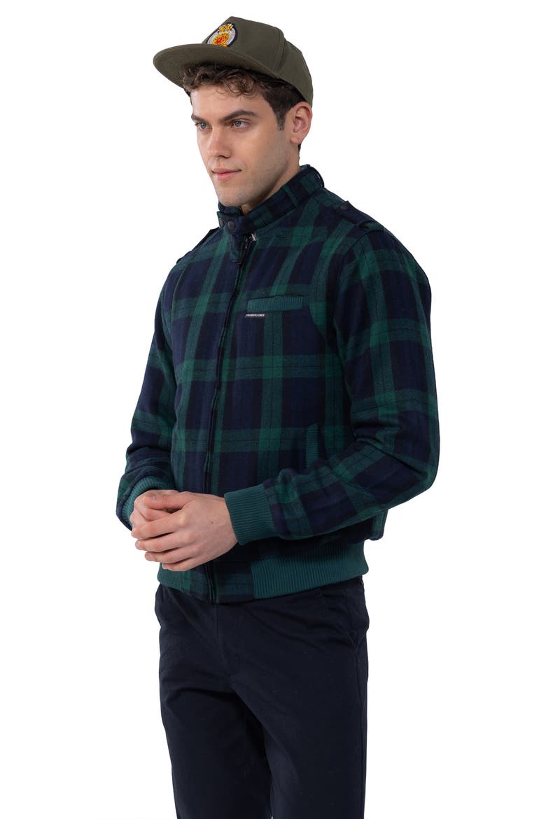 Wool Iconic Racer Jacket, Alternate, color, Green