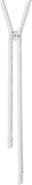 Nordstrom Cubic Zirconia Knotted Y Necklace