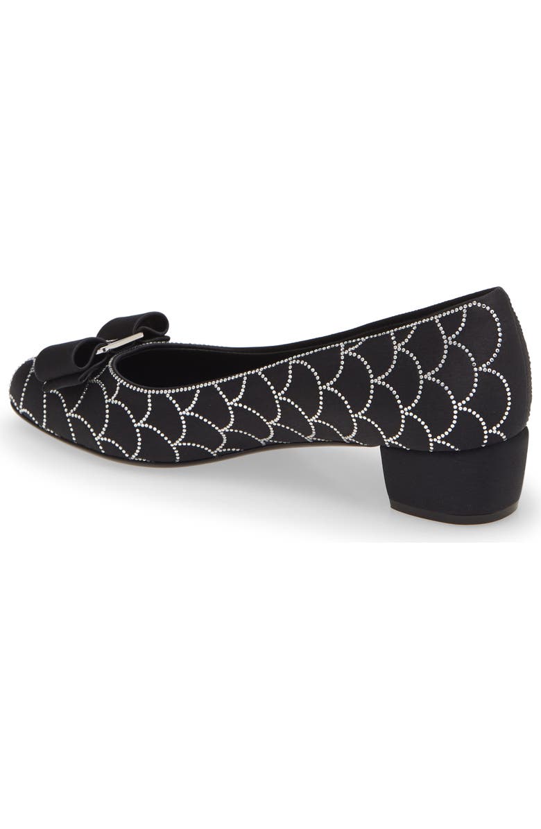 FERRAGAMO Salvatore Ferragamo Vara Crystal Scallop Pump, Alternate, color,