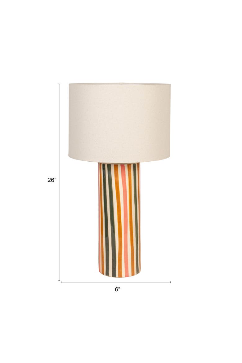 Table Lamp with Shade, Alternate, color, Orange
