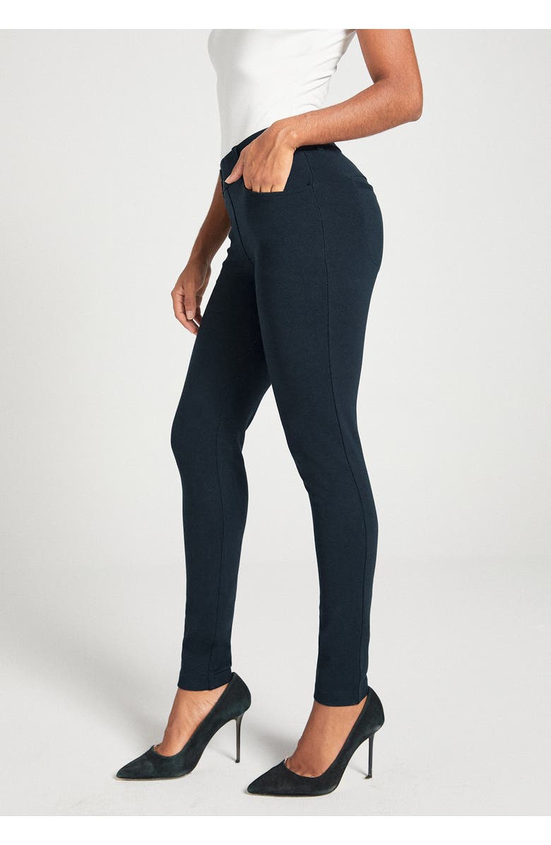 Betabrand 7 Pocket DPYP Dress Pant Yoga Pant Skinny, Main, color, Navy