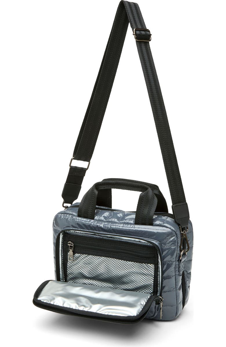 THINK ROYLN Stowaway Travel Bag, Alternate, color, Carbon Patent