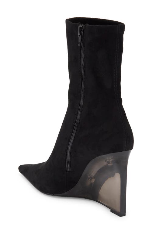 Jeffrey Campbell Beth Ann Wedge Bootie In Black