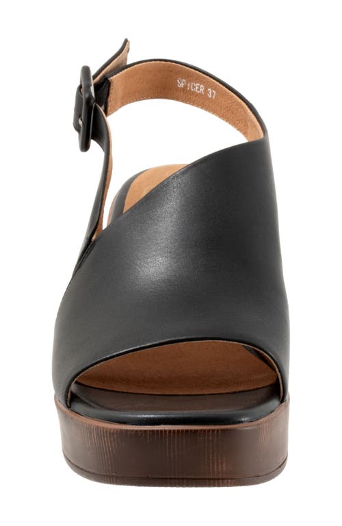 Eos Footwear Spicer Slingback Platform Sandal In Black