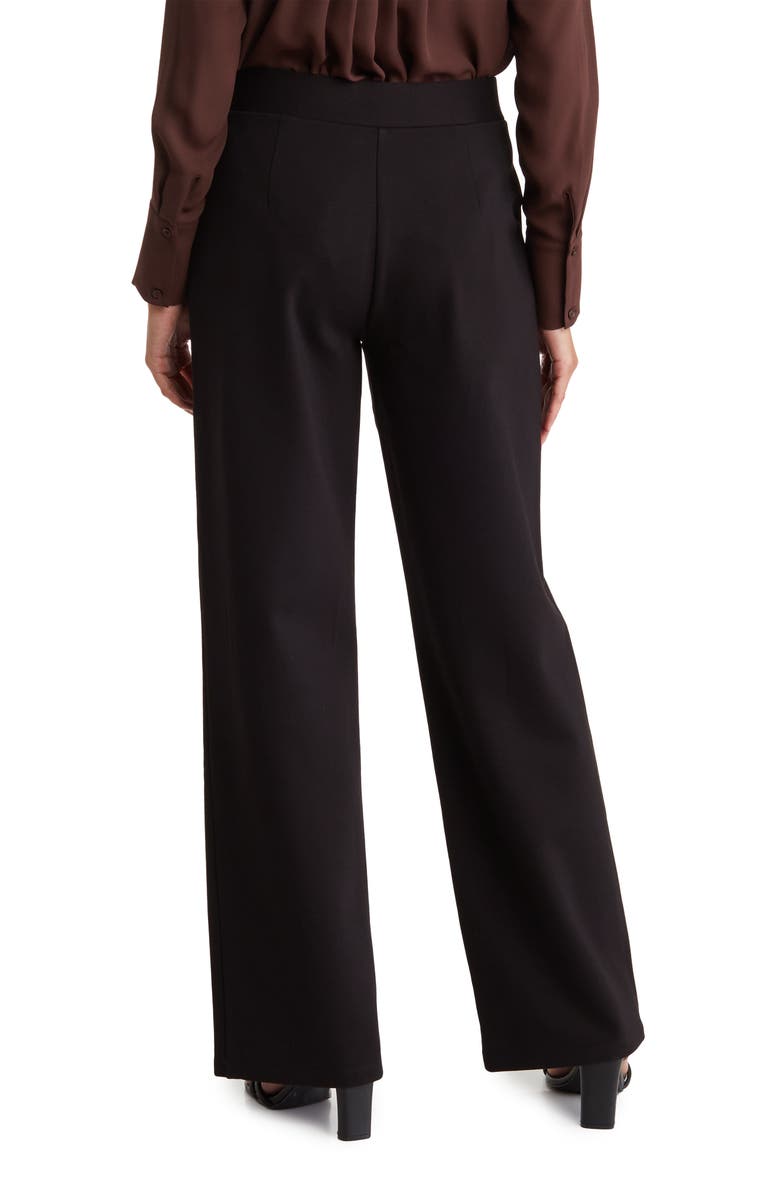 BY DESIGN Kim Wide Leg Pull-On Pants, Alternate, color, Black