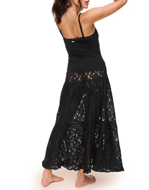 Adore Me Isadora Cami And Skirt Set In Black