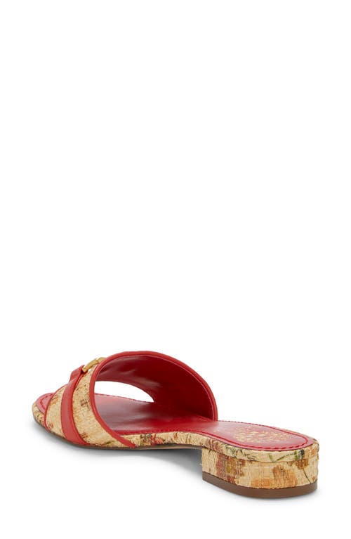 Vince Camuto Maxine Slide Sandal In Warm Tan Salsa