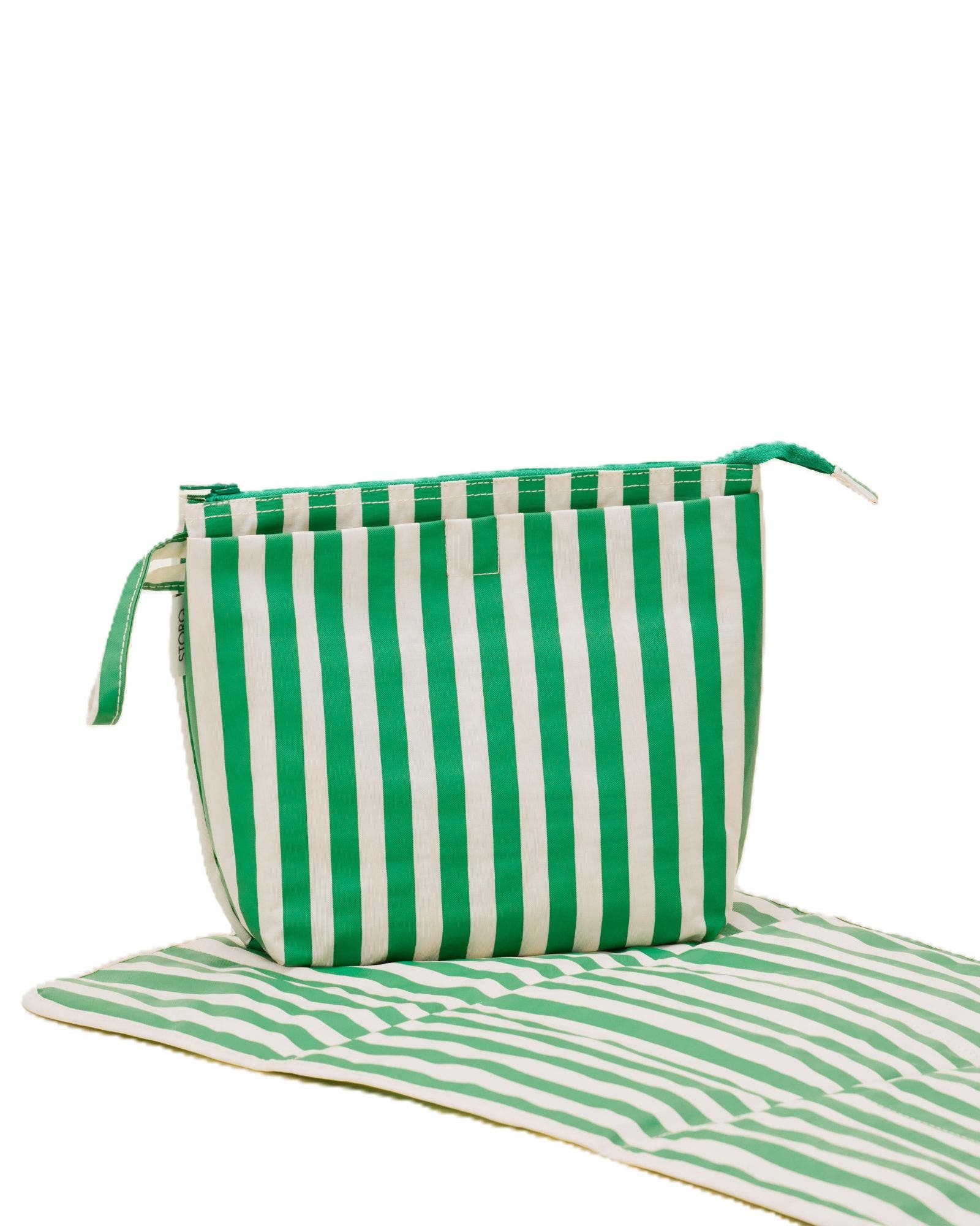 Storq Quick Change Kit Bag, Main, color, Green Stripe