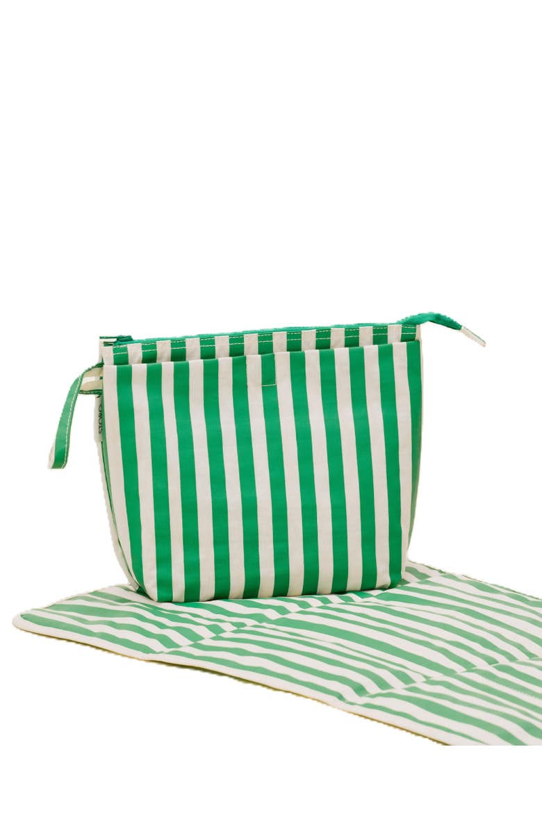 Quick Change Kit Bag, Main, color, Green Stripe