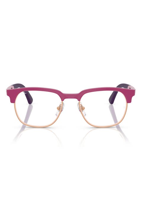 Kids' 48mm Square Optical Glasses