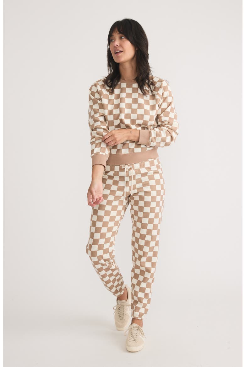 Anytime Check Raglan Sweatshirt, Alternate, color, CHECKER