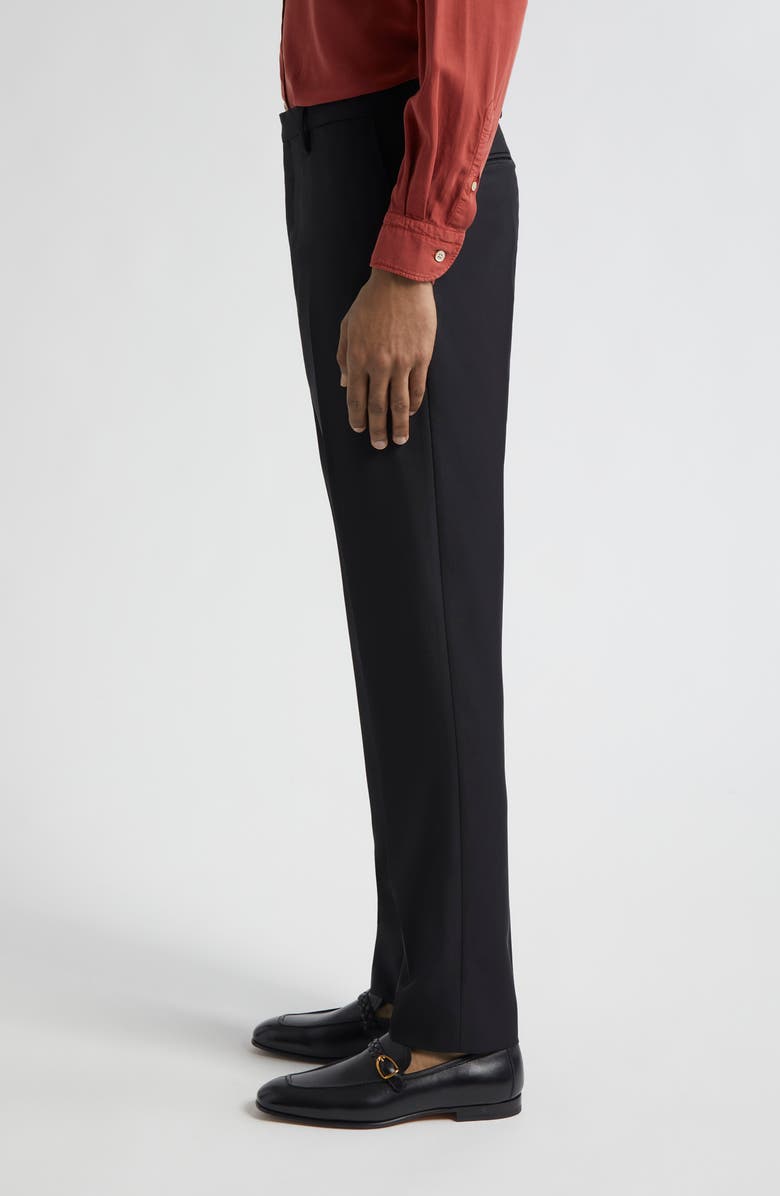 Boglioli Stretch Virgin Wool Tuxedo Pants, Alternate, color,
