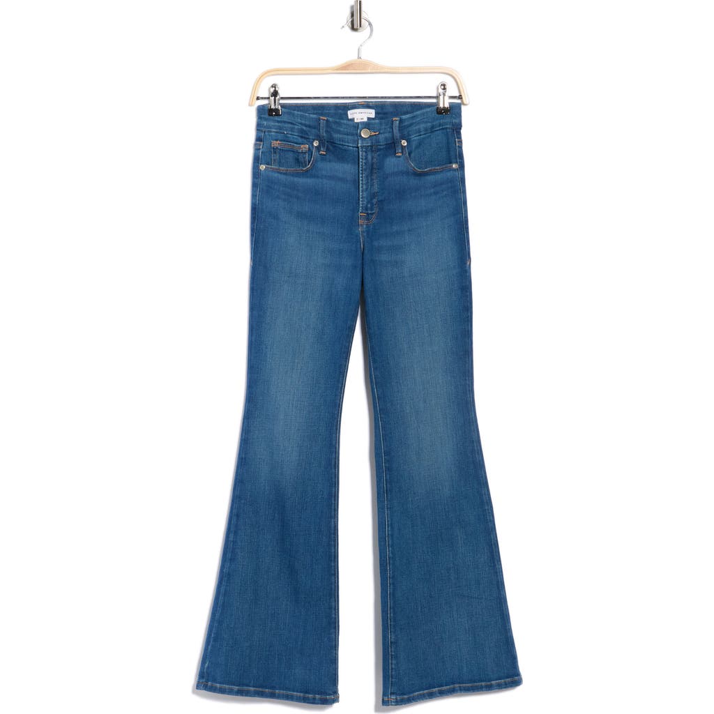Good American Good Petite Flare Jeans In Blue