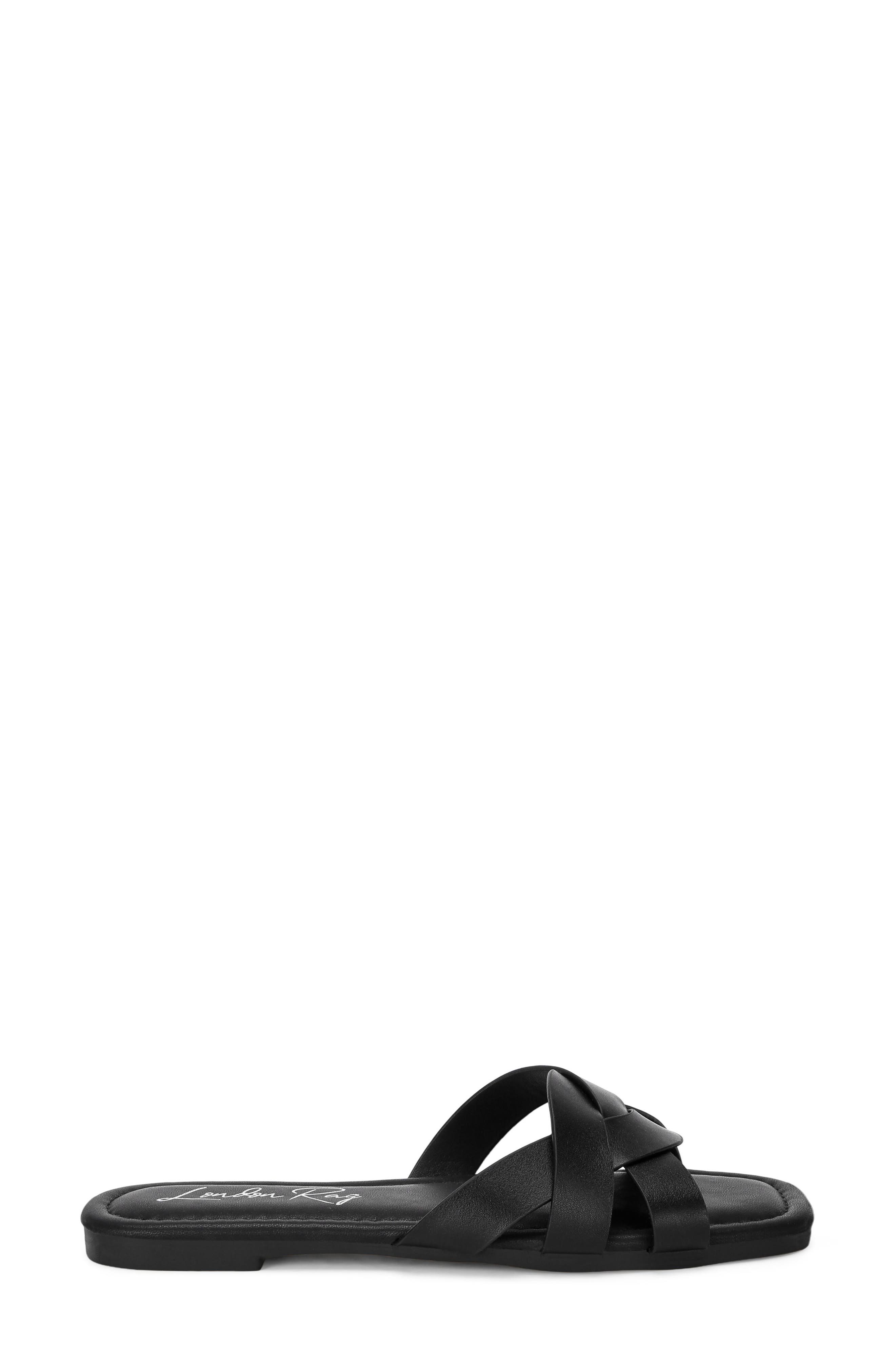 Dickery Slide Sandal, Alternate, color, BLACK
