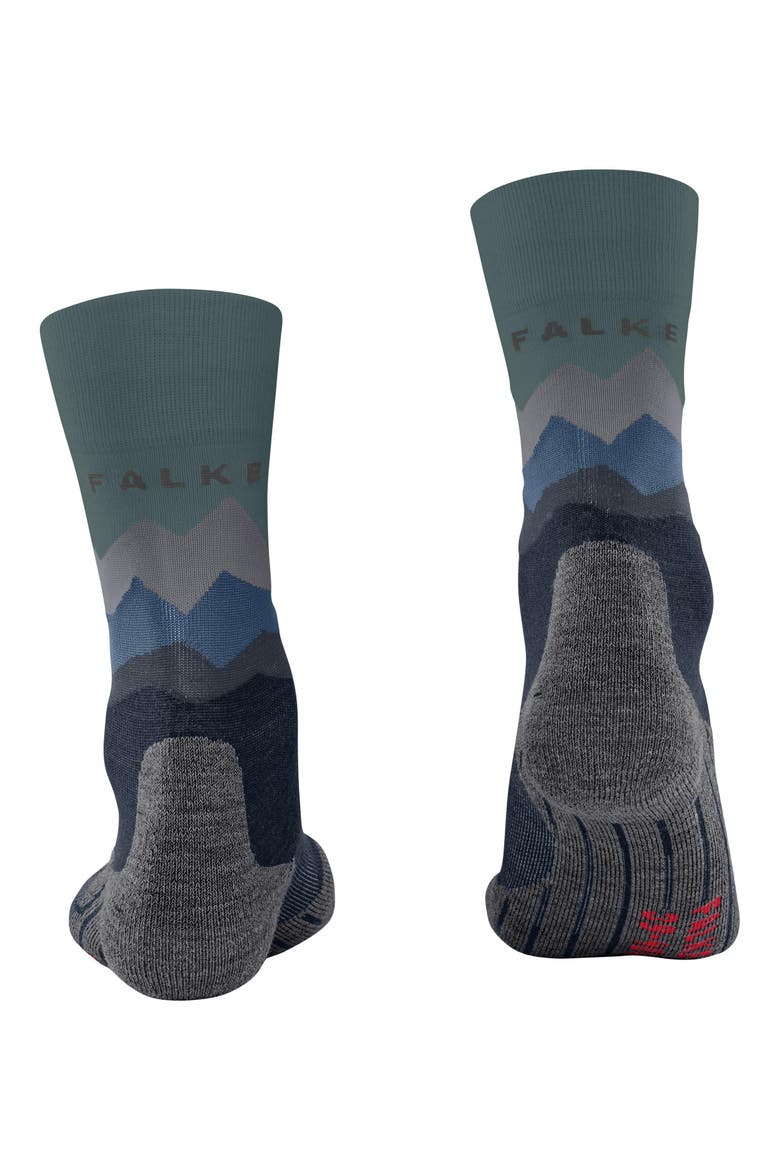 TK2 Explore Crest Hiking Socks, Alternate, color, Marine