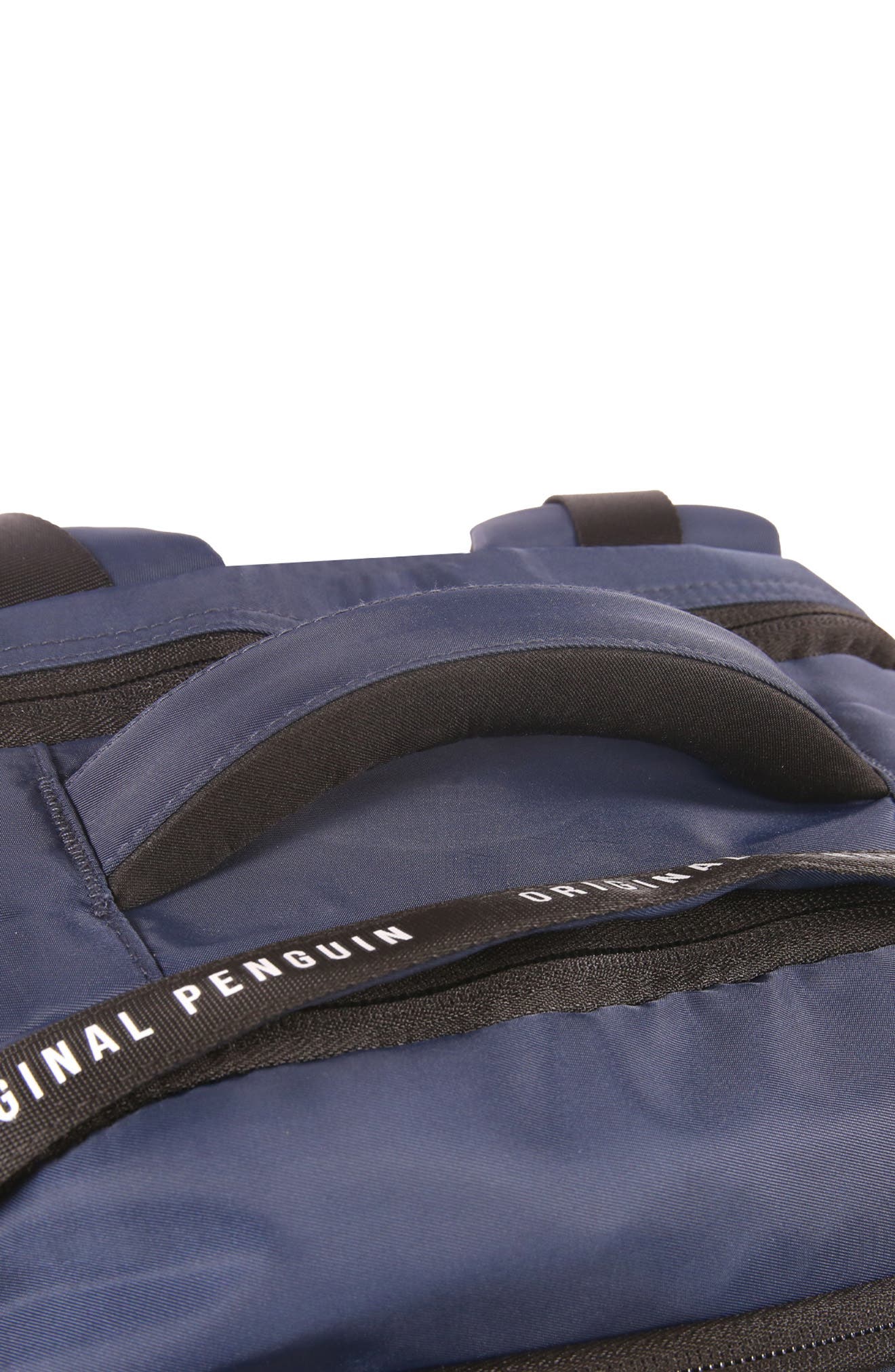Original Penguin Soft Nylon Backpack, Alternate, color, Navy