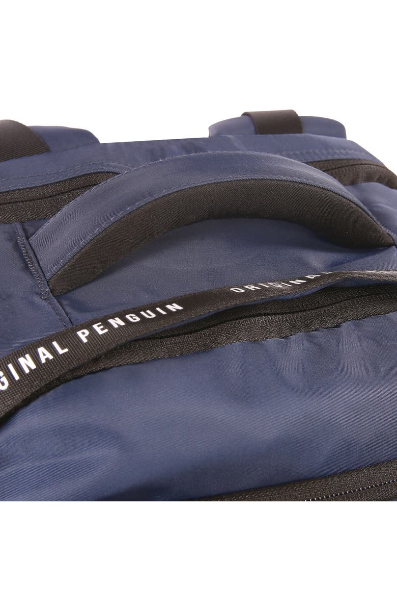 Original Penguin Soft Nylon Backpack, Alternate, color, Navy