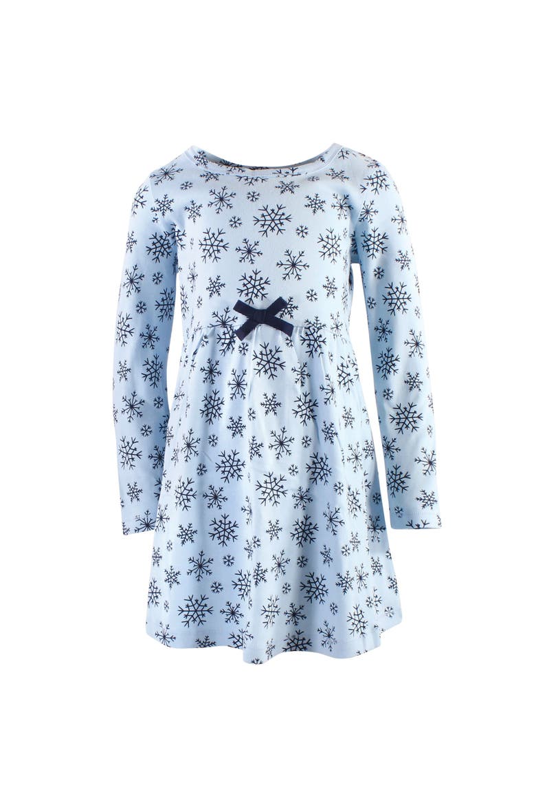 2Pk Long Sleeve Organic Dresses, Alternate, color, Arctic