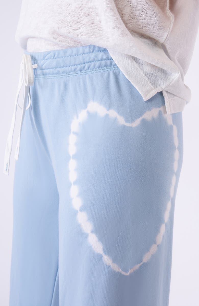 PJ Salvage Tie Dye Wide Leg Pajama Pants, Alternate, color,