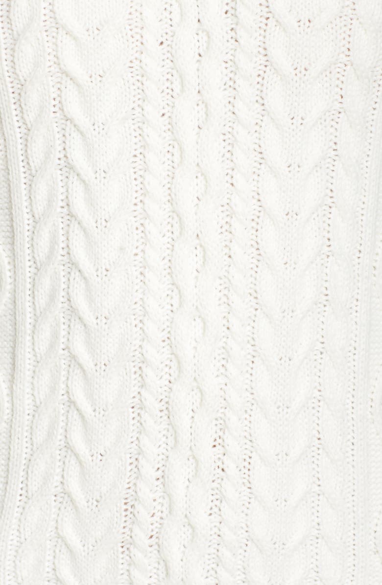 Eliza J Mixed Cable Sweater Dress, Alternate, color,